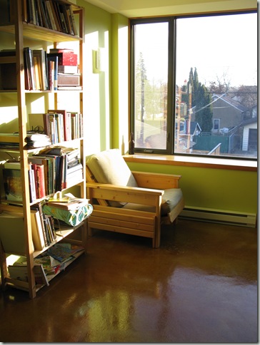 Mill Creek NetZero Home - second floor library